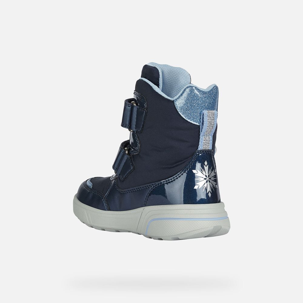 Geox Kiz Çocuk Ankle Bot Lacivert - Sveggen Abx - VZX-507962